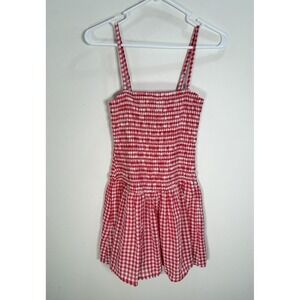 hollister red gingham dress hollister red and black plaid dress- worn once, fits
